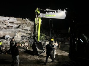 Xinhua Silk Road : La société chinoise Zoomlion envoie une équipe de secours dans la région de Hatay, en Turquie, touchée par le séisme