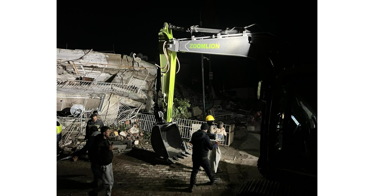 Xinhua Silk Road: La empresa china Zoomlion env&iacute;a un equipo de rescate a Hatay (Turqu&iacute;a), afectada por el terremoto