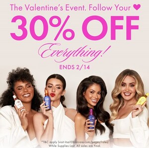 It's A 10® Haircare and Be a 10 Cosmetics™ Announces 30% off Sale in Honor of Valentine's Day