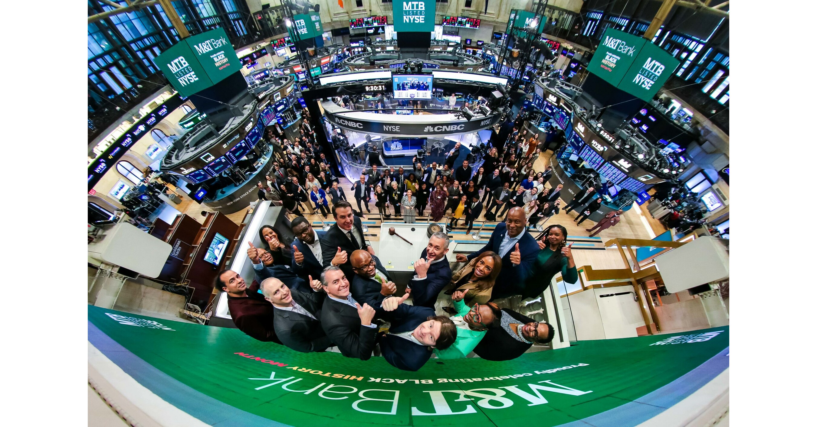 M&T Bank Rings the Opening Bell at New York Stock Exchange, Marking