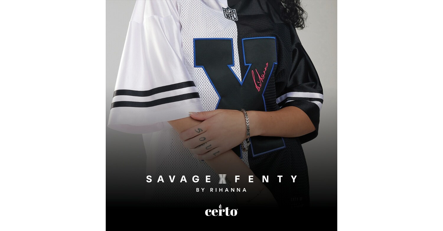 Certo Apparel Partners with Savage x Fenty for Super Bowl LVII Game Day  Collection