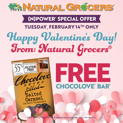 What’s more perfect than chocolate on Valentine’s Day? FREE chocolate on Valentine’s Day!