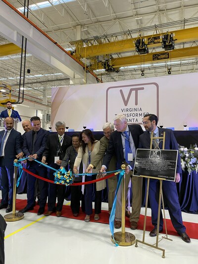 The inaugural ribbon-cutting ceremony for Virginia Transformer's second state-of-the-art facility located in Chihuahua, Mexico.