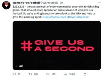 WFA asks brands to #giveusasecond. (CNW Group/Havas New York)
