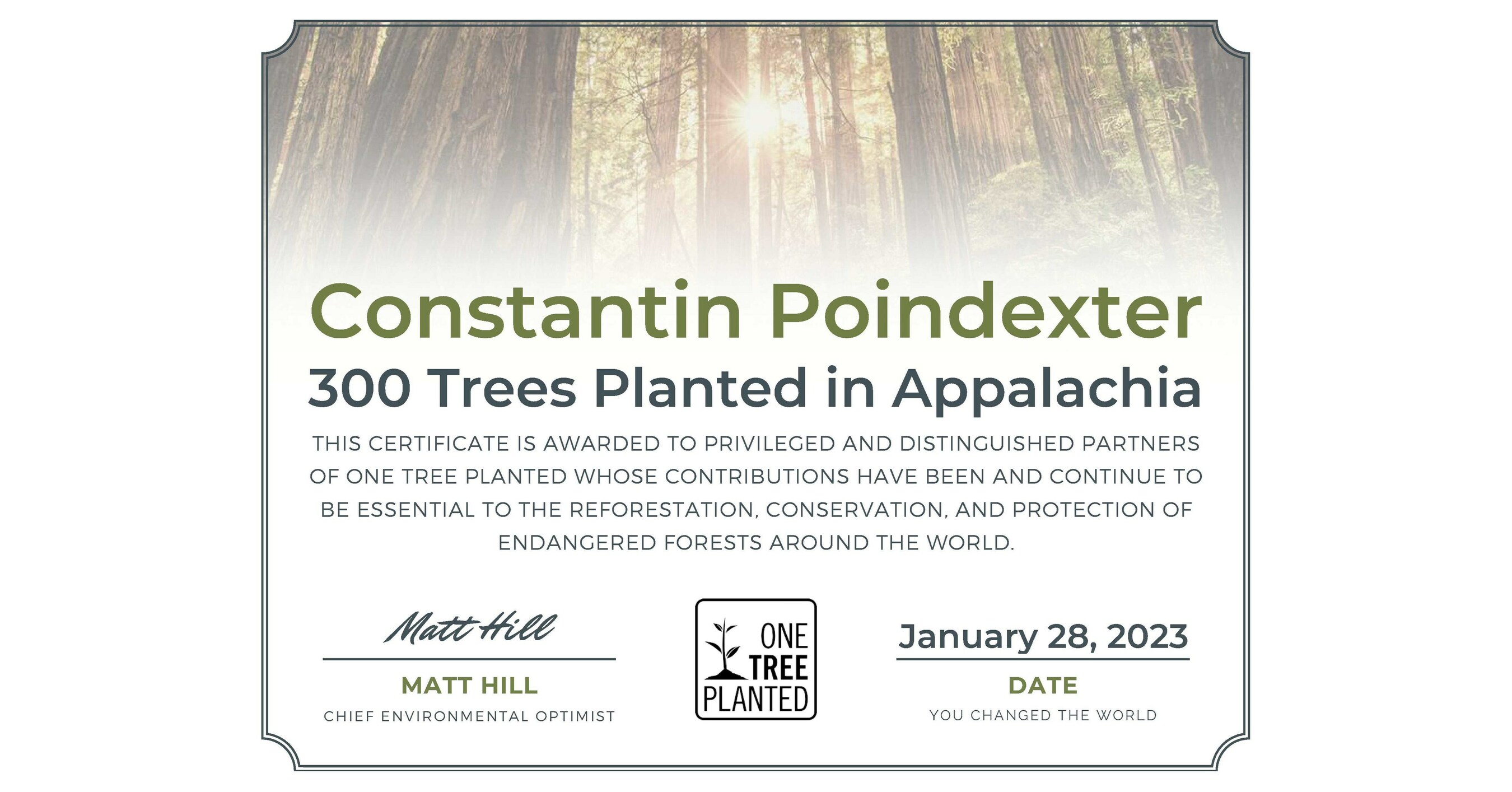 Surety Company CEO, or Tree Hugger? Maybe Both! Surety Company CEO, or Tree Hugger? Maybe Both!