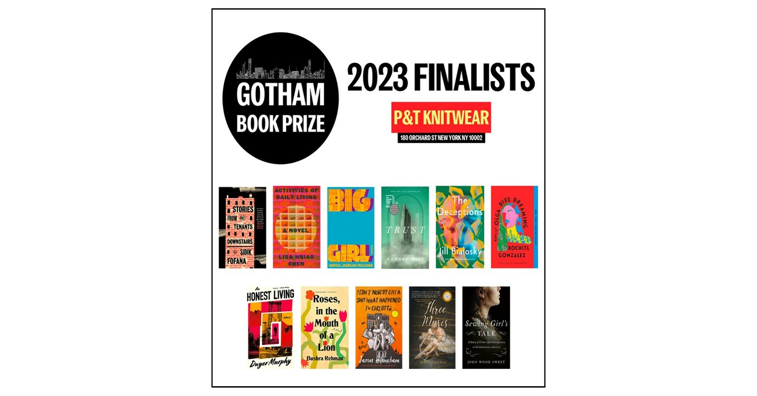 Gotham Book Prize Announces Eleven Finalists for Annual 50,000 Prize