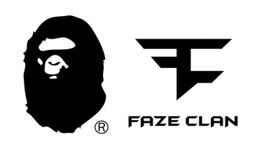 FaZe Clan x BAPE logo lock