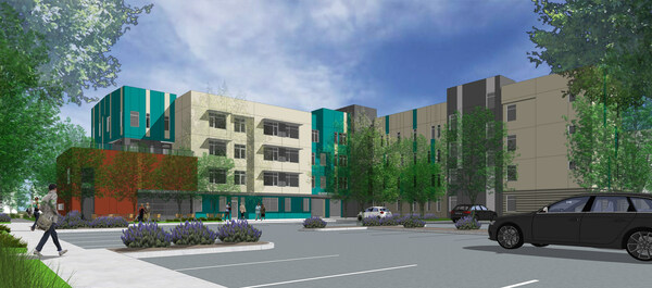 Photo rendering of North Housing Senior Apartments