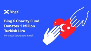 BingX Charity Fund Donates 1 Million Turkish Lira to AHBAP and Other Supplies for Earthquake Relief