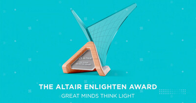 The Altair Enlighten Award honors the greatest sustainability and lightweighting advancements that reduce carbon footprint, mitigate water and energy consumption, and leverage material reuse and recycling efforts.