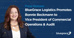 BlueGrace Logistics Promotes Bonnie Beckmann to Vice President of Commercial Operations and Audit