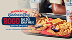 Zaxby's celebrates Random Acts of Kindness Day with 'Buy One, Give One' Big Zax Snak Meal