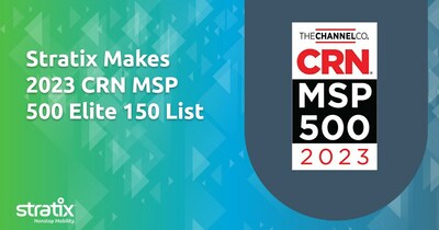 Stratix Makes 2023 CRN MSP 500 Elite 150 List