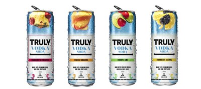Truly Vodka Soda Twist of Flavor Cans
