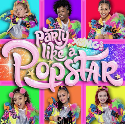 XOMG POP! Debut Album Cover "Party Like A Popstar"