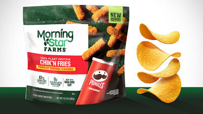 MorningStar Farms and Pringles team up to launch plant-based Chik'n Fries