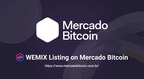 WEMIX coté sur Mercado Bitcoin, la plus grande plateforme d'échange du Brésil qui soutient la négociation en monnaie fiduciaire