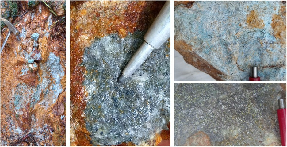 Figure 6: Copper mineralisation in trenches and creeks, Mountain Gate. (CNW Group/Kainantu Resources Ltd.) Figure 6: Copper mineralisation in trenches and creeks, Mountain Gate. (CNW Group/Kainantu Resources Ltd.)