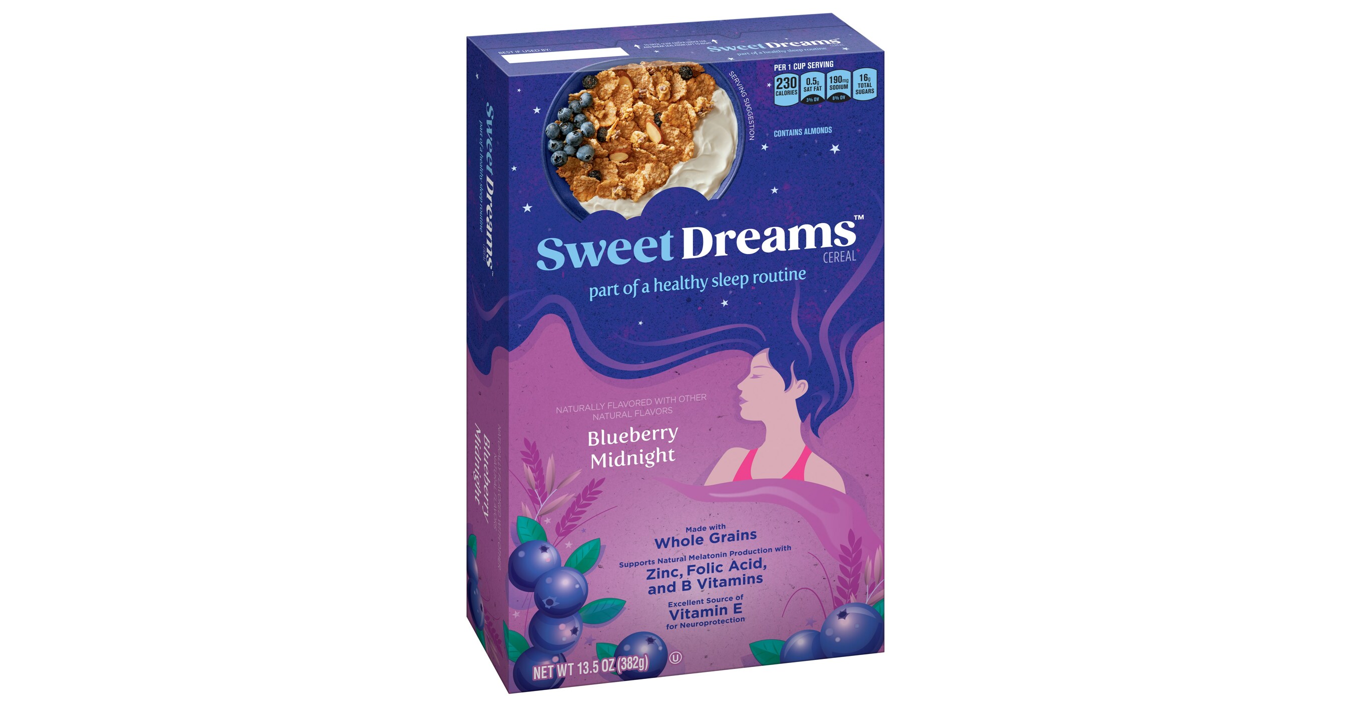 New Sweet Dreams Cereal: Natural Ingredients for a Better Sleep routine
