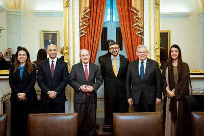 The UAE Foreign Minister held meetings with members of the Senate, Bob Menendez, Chairman of the Senate Foreign Relations Committee; Jim Risch, Vice Chairman of the Committee; Senator Todd Young.
