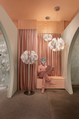 One of the immersive vignettes at Lladró's New Concept Store