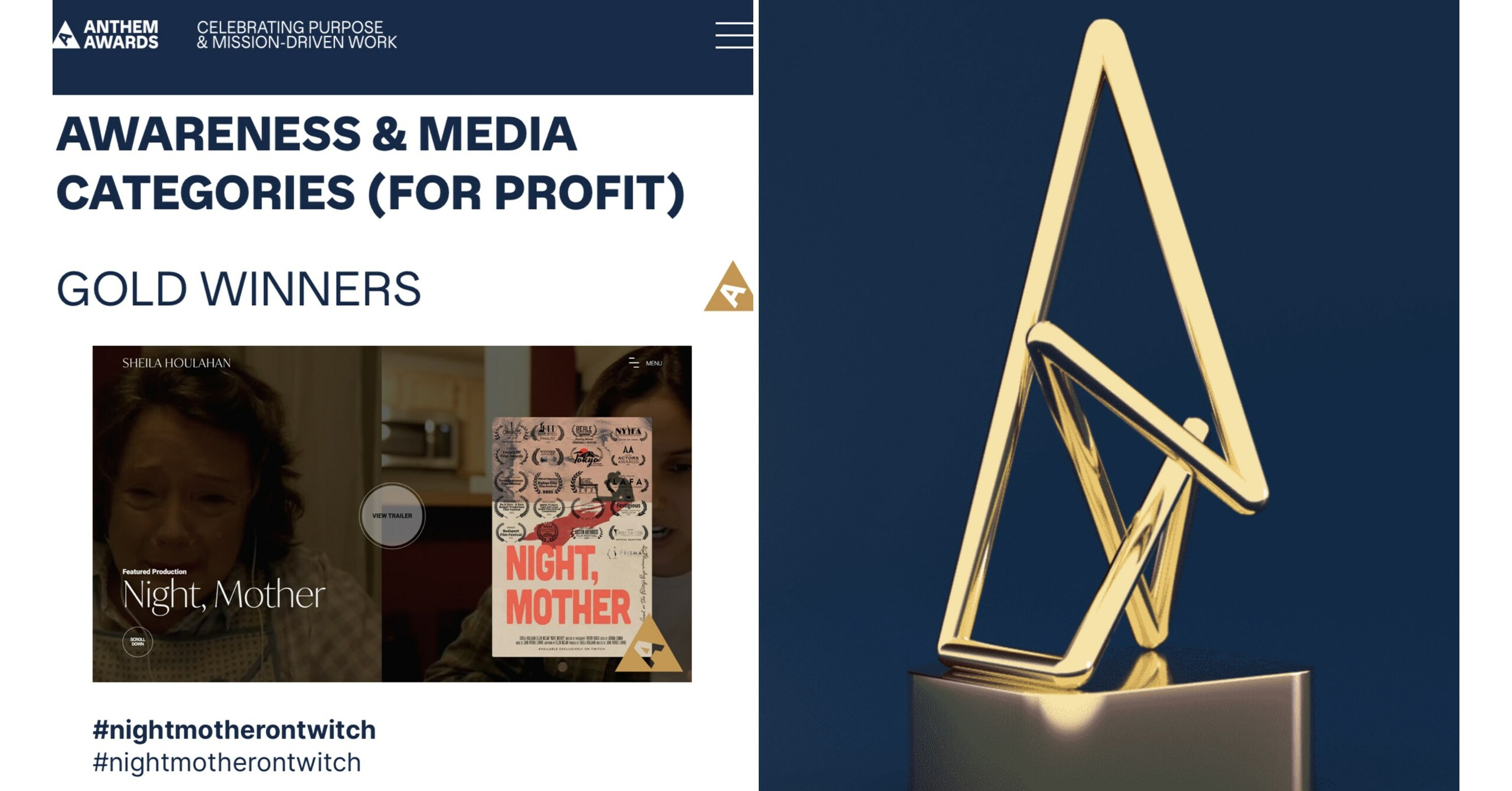 Sheila Houlahan Announces New Feature on the Heels of 3 Anthem Awards Wins