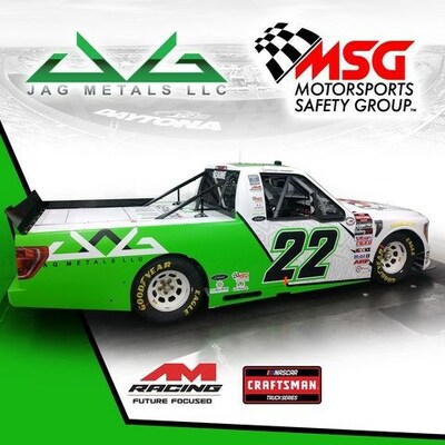 JAG Metals & Reaume Brothers Racing AM Racing #22 Ford F-150 Truck