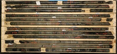 Figure 4 - Core from Hole TS-23-08 (assays pending) (CNW Group/Foran Mining Corporation)