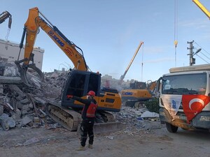 XCMG Machinery ajuda nas operações de resgate após terremotos devastadores da Turquia