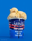 A PERFECT MATCH: JENI'S PARTNERS WITH WARNER BROS. DISCOVERY GLOBAL CONSUMER PRODUCTS TO RELEASE TED LASSO-INSPIRED ICE CREAM FLAVOR -  BISCUITS WITH THE BOSS