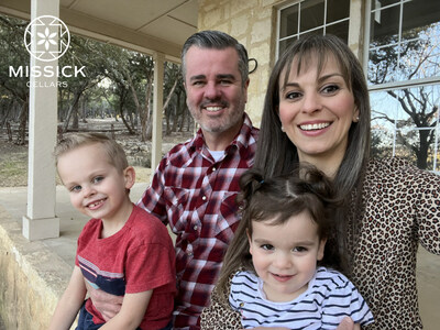 Chris Missick and family in Texas Hill Country