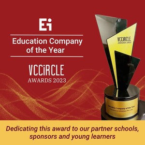 Ei awarded "Education Company of the Year" at VCCircle Awards 2023