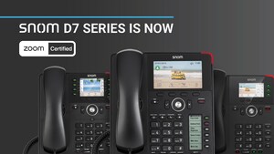 Snom™ D7XX VoIP Phones Products Are Now Zoom-Certified