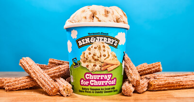 New Ben & Jerry's Churray for Churros!™ Is a Cinnamon Celebration