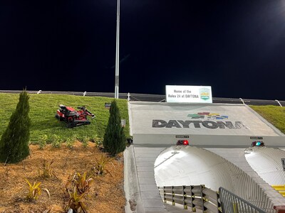 RC Mowers will showcase its remote-controlled and autonomous robotic mowers at two Daytona International Speedway races on Feb. 18 and 19 and will also exhibit its mowers at select races later in the year at the Homestead-Miami Speedway.