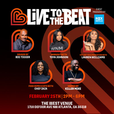 Live to the Beat event flyer