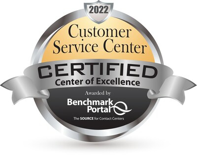 BenchmarkPortal Customer Service Center Certified Center of Excellence