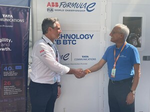 Fórmula E e a Tata Communications anunciam colaboração Plurianual