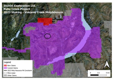 Stuhini Stakes Additional Land at Ruby Creek and Provides Exploration and Corporate Update (CNW Group/Stuhini Exploration Ltd.)