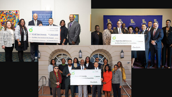 bp announced today it is investing $4.05 million in three historically Black colleges and universities.