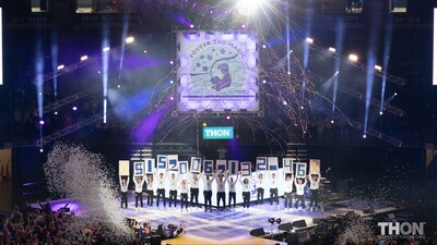 Penn State THON breaks a fundraising record and raised more than $15 million for families impacted by cancer. Photo credit: Penn State THON