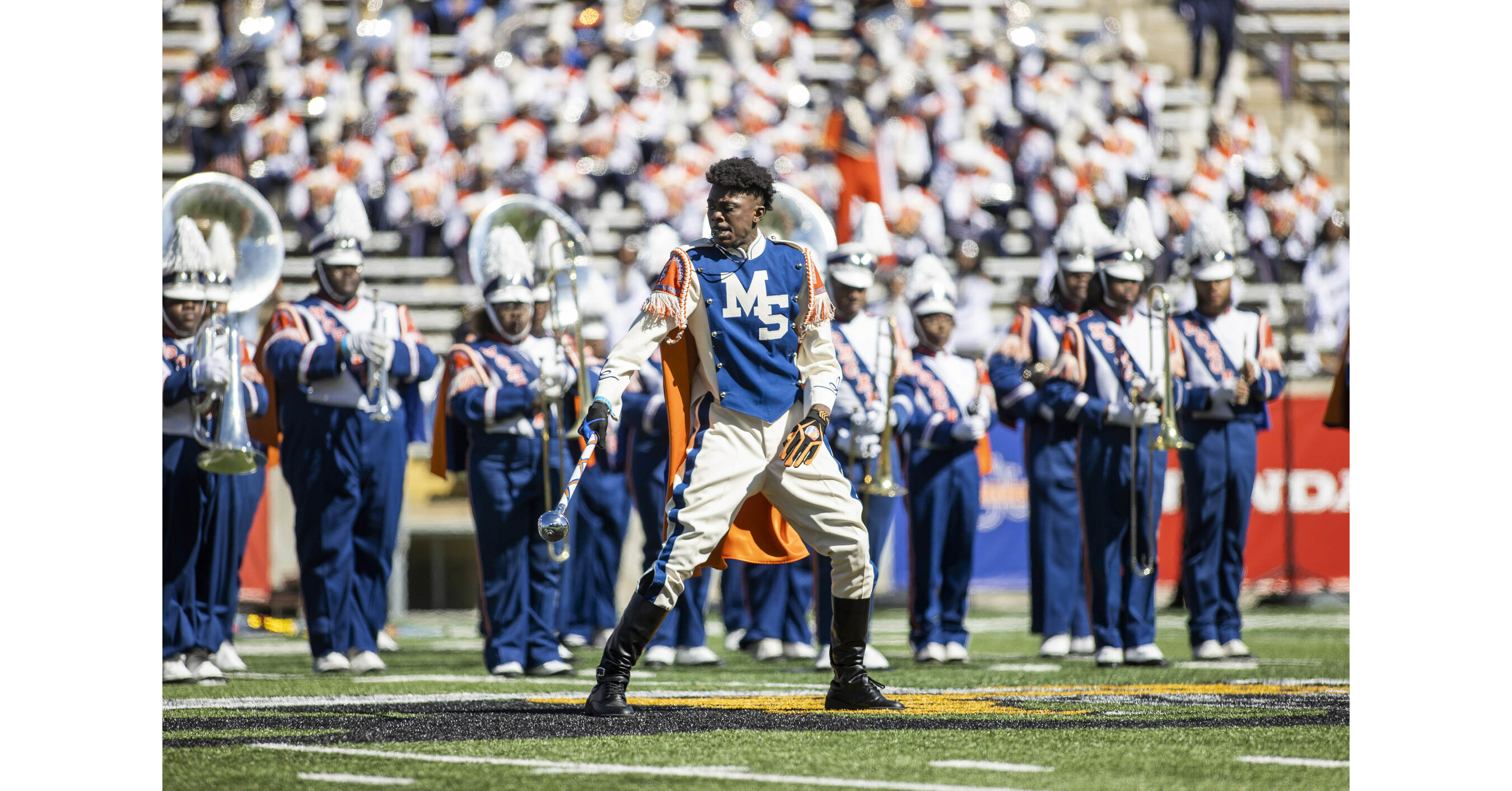 HBCU All-Star Battle of the Bands held at Mercedes Benz Stadium Saturday