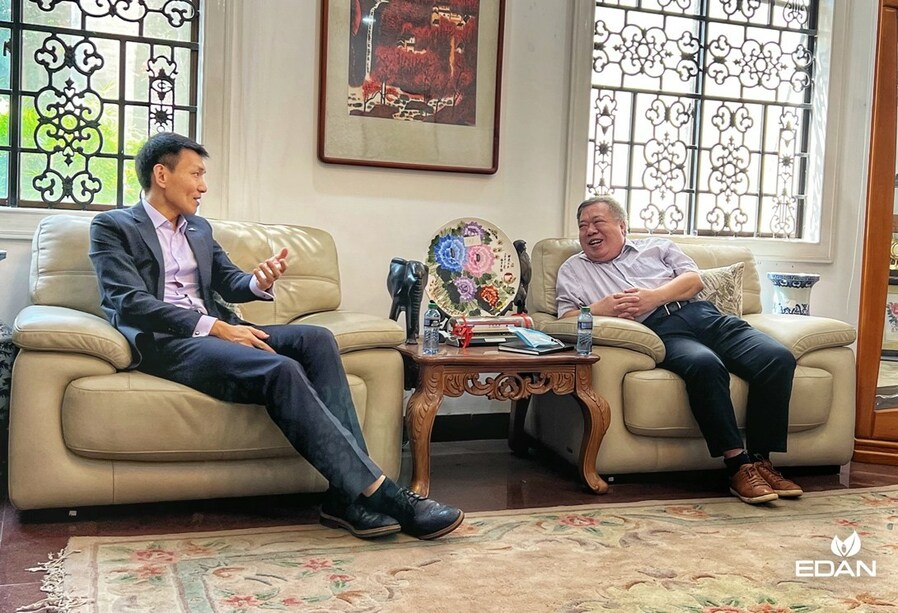 EDAN Pictured the Long-Term Regional Development Plans with the Minister Counselor of the Chinese Embassy in Kenya - Vimarsana News