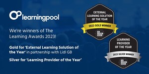 Learning Provider of the Year' Among Learning Pool's Double Award Victory at The Learning Awards 2023