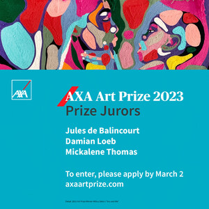 Jules de Balincourt, Damian Loeb and Mickalene Thomas set to jury the 2023 edition of the AXA Art Prize US