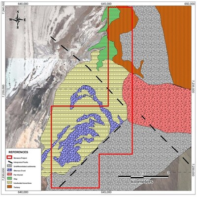 Figure 4: Local Property Geology map (CNW Group/CDN Maverick Capital Corp.)