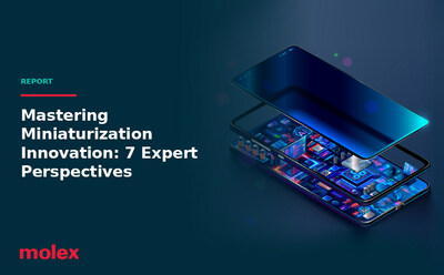 Molex has released a new report on miniaturization in product design that highlights the cross-disciplinary engineering skills and expertise required to meet growing demands for more functionality packed into smaller spaces.
