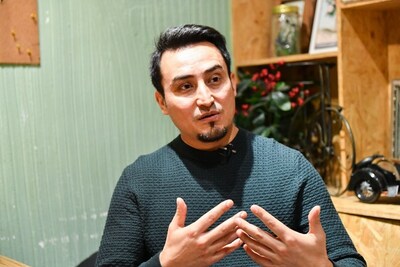 Kurbanjan Samat, Uygur native and well-known documentary maker (WEI YAO)