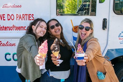 Wyndham Hotels & Resorts has once again been recognized among top places to work for employee satisfaction and its commitment to diversity with accolades from Forbes and Newsweek. Above, Wyndham team members enjoy ice cream during a team member appreciation event.
