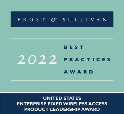 2022 United States Enterprise Fixed Wireless Access Product Leadership Award